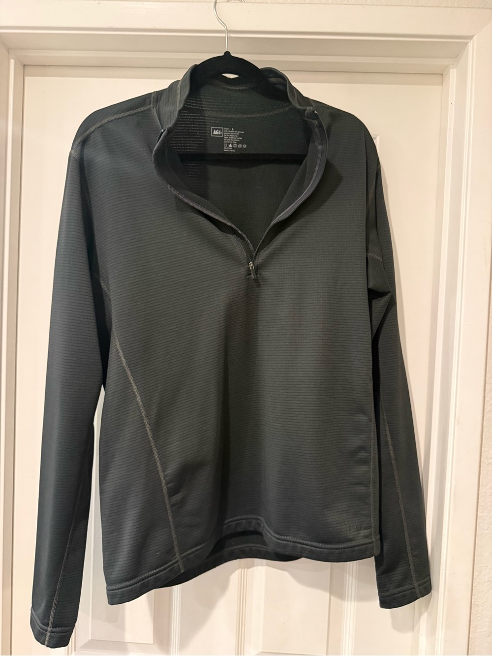 REI Men's Half-Zip Pullover - Black